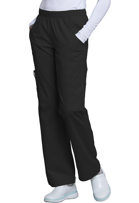 Women  Pant  4005P  Mid Rise Pull-On Cargo Pant Garment Type Petite