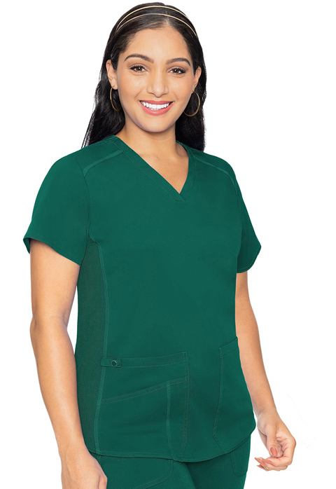 Women  Tops  MC7459  V-Neck Shirttail Top