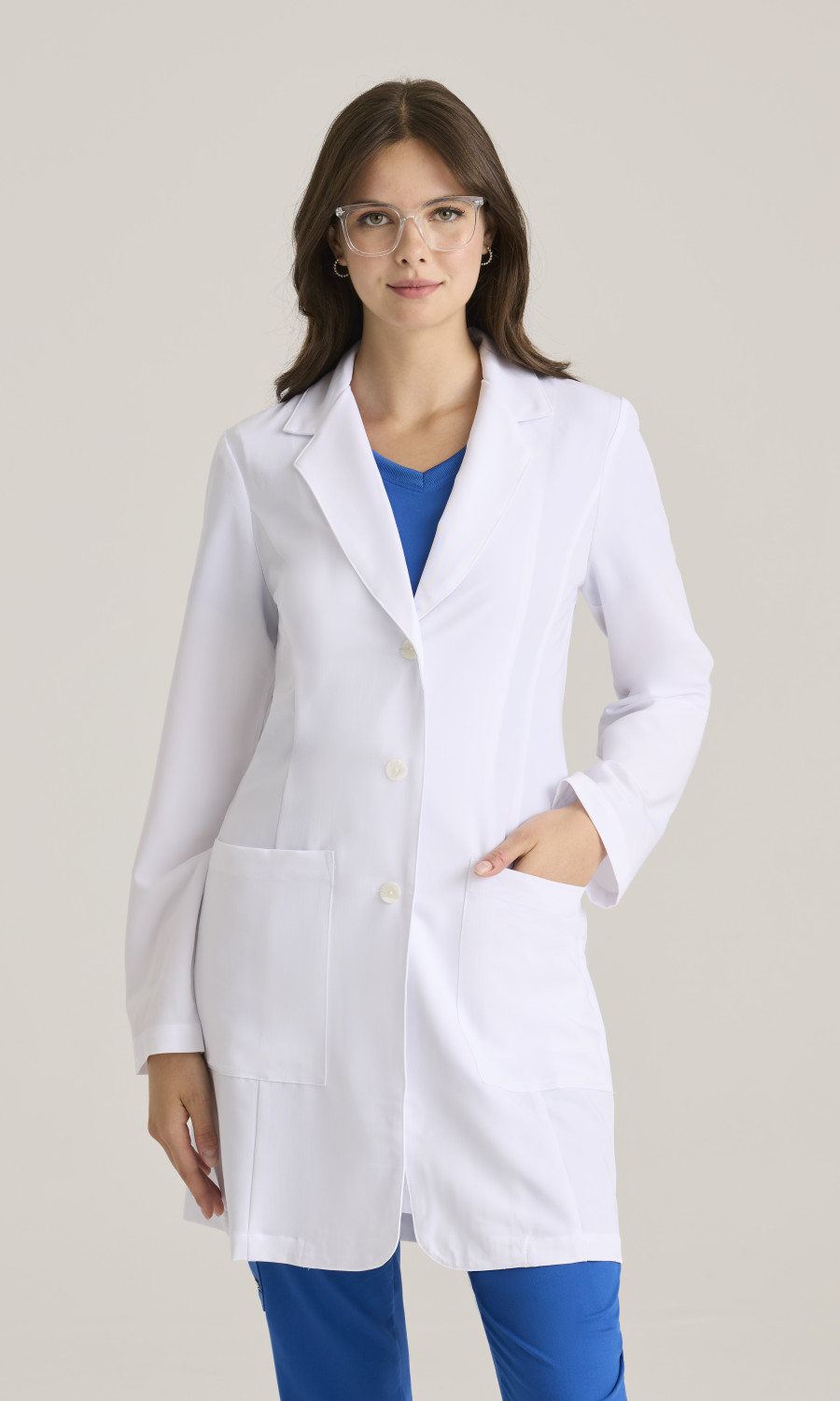 Women  LABCOATS  2402X  Greys Anatomy Signature Morgan Lab Coat -2 Pocket 35 Coat