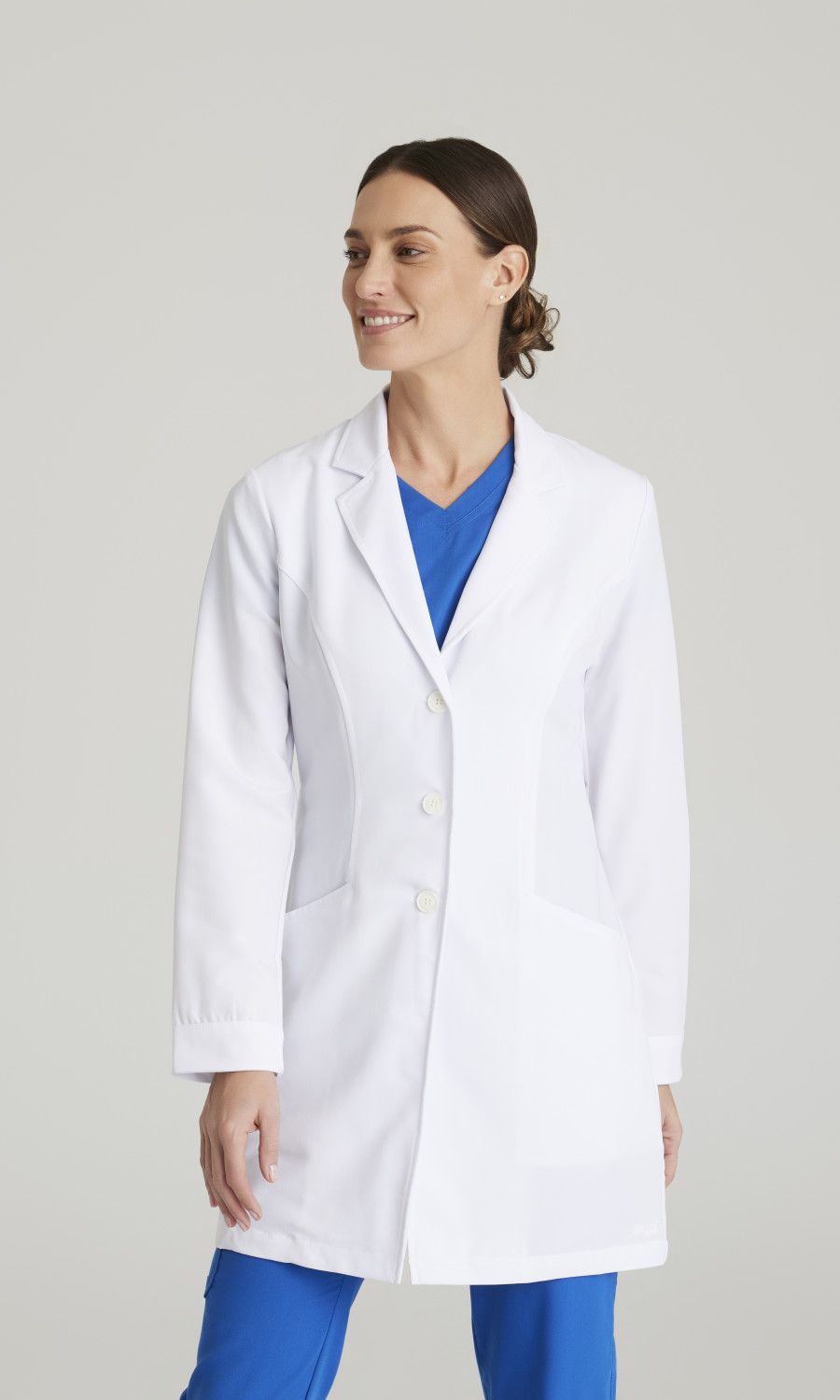 Women  LABCOATS  GNC001  Greys Anatomy Signature Eve Lab Coat-2 Pocket Lab Coat