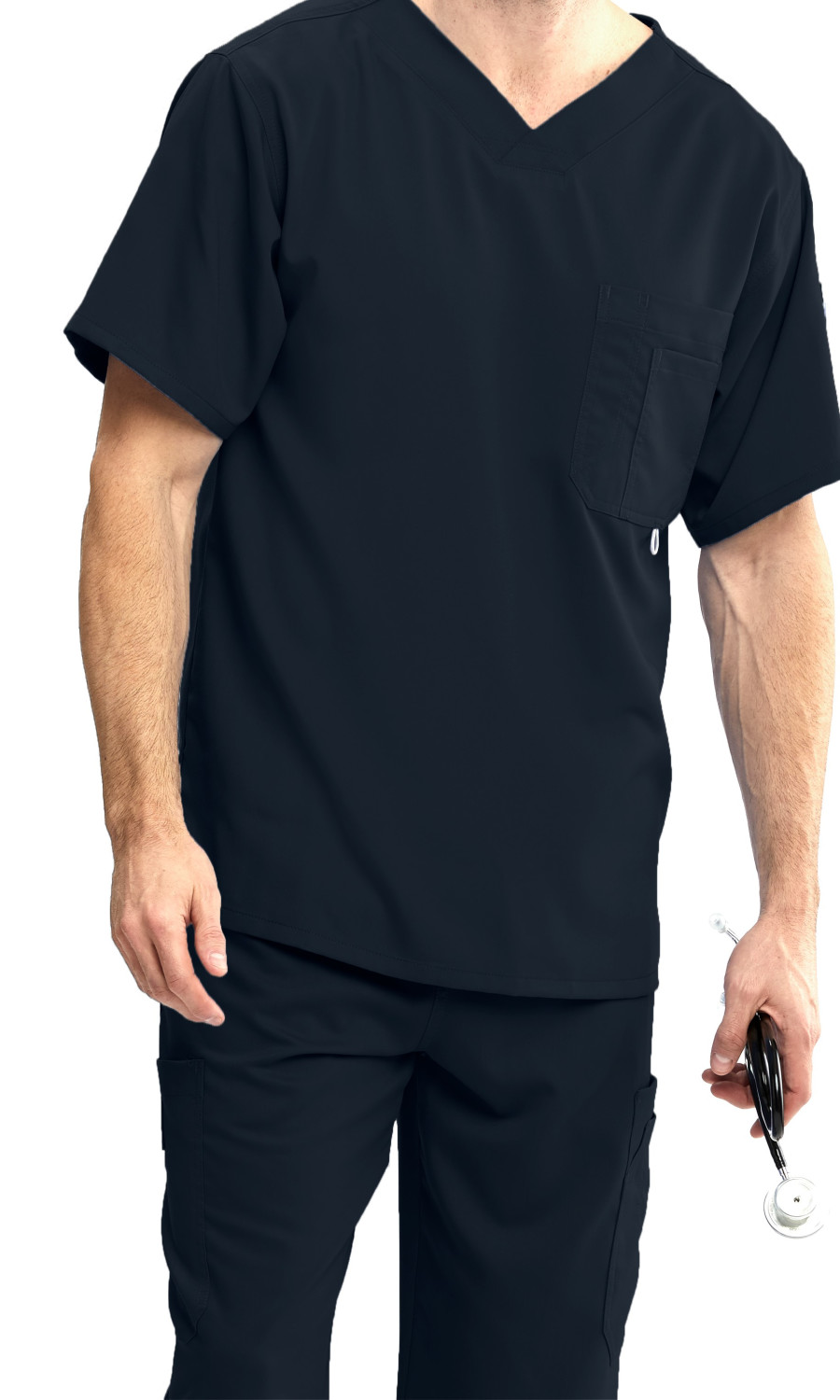 Men  TOP  0107  Greys Anatomy Classic Preston Top -3 Pocket Mens V-Neck