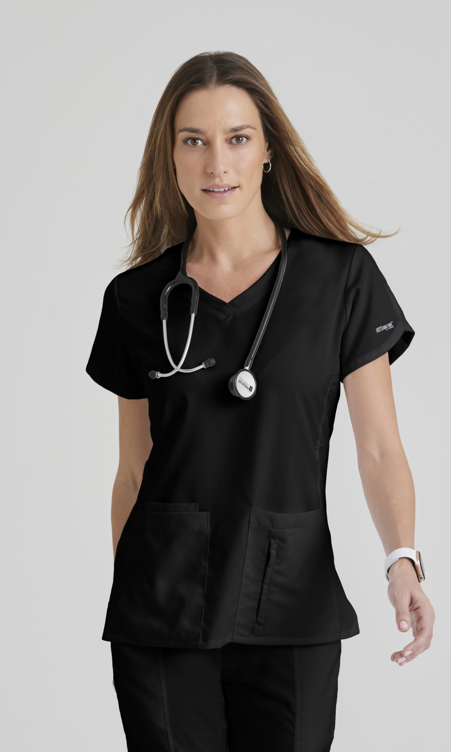 Women  TOP  41423X  Greys Anatomy Classic Cora Top - 4 Pocket V-Neck Scrub Top