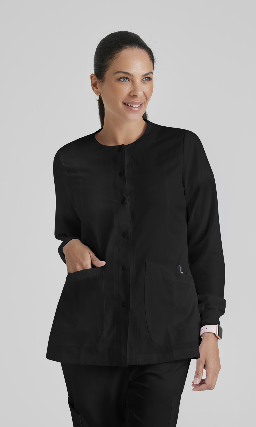 Women  WARM UP/SWEATSHIRT  4450  Greys Anatomy Classic Jamie Warm Up -2 Pocket Warm Up Jacket
