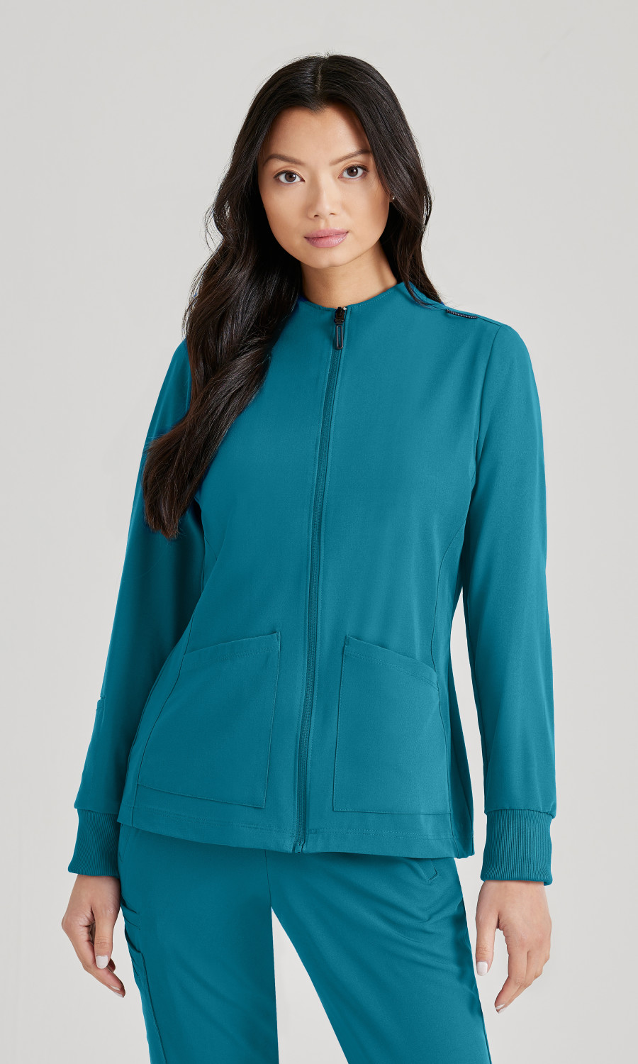 Women  WARM UP/SWEATSHIRT  BUW884X  Barco Unify Womens 3 Pocket Zip Front Warm Up Jacket