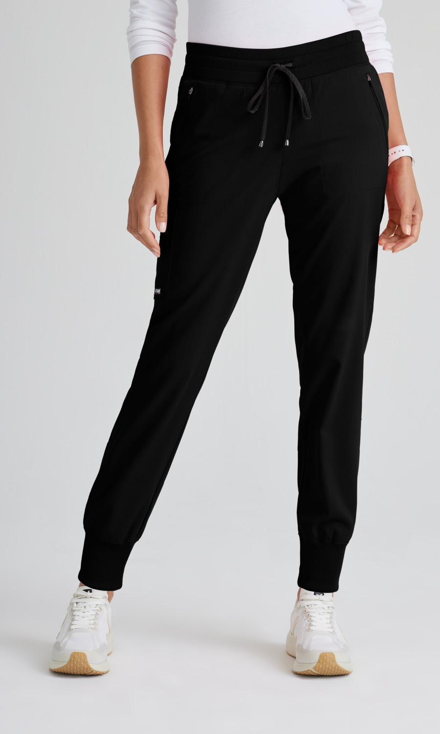 Women  BOTTOMS  GRSP537  Greys Anatomy Spandex Stretch Eden Jogger-5 Pocket Scrubs