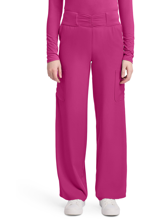 Women  Pants  MC011P  Womens 5-Pocket Ruched Wide Leg Pant Garment Type Petite