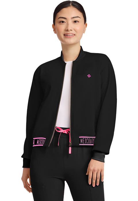 Women  Jacket  MC304  Womens 2-Pocket Bomber Jacket