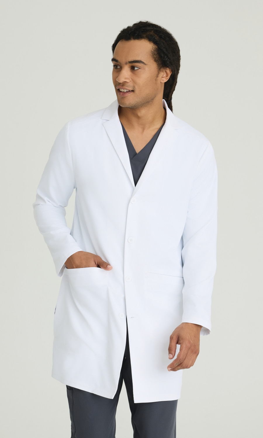 Men  LABCOATS  SKC969  Skechers by Barco Mens 3 Pocket 36 4-Button Lab Coat