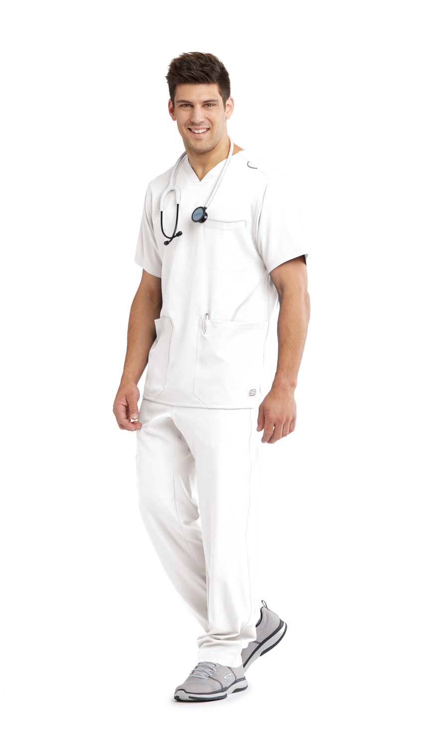Men  TOP  SKT020  Mens V-Neck Sport Scrub Top