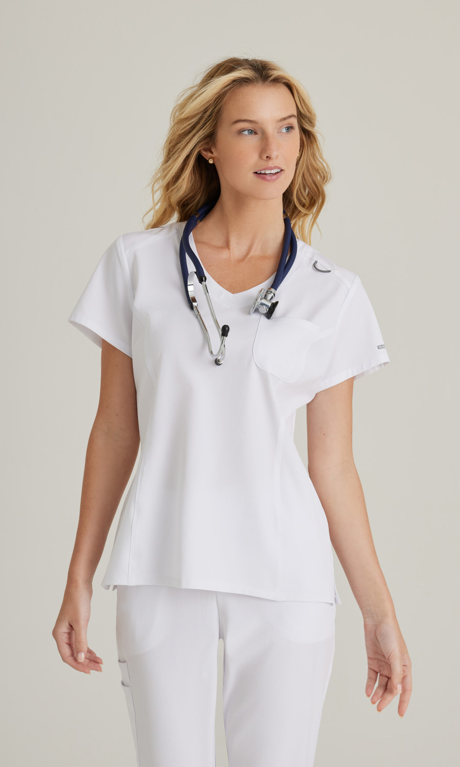 Women  TOP  SKT147X  Skechers Womens Single Pocket V-Neck Tuck In Top