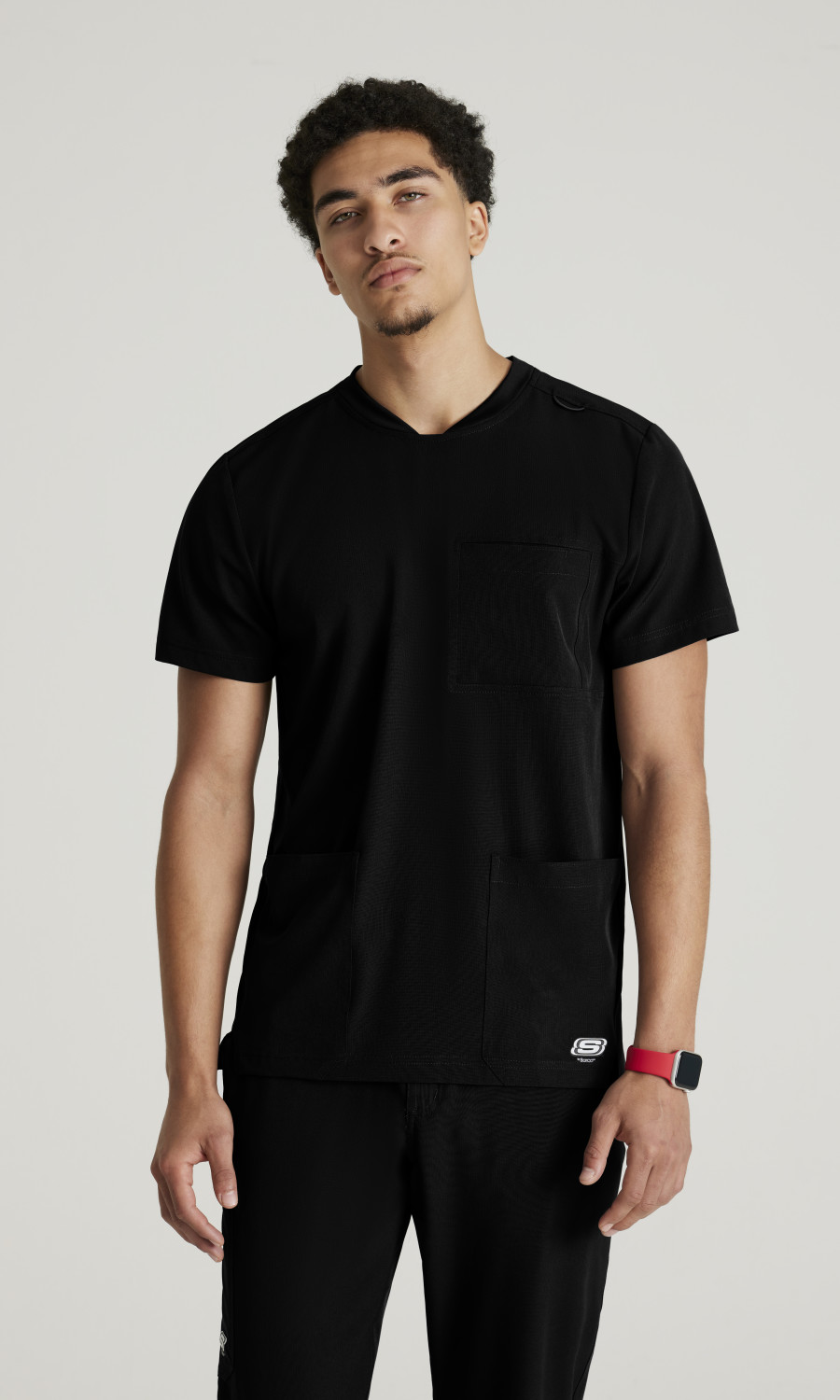 Men  TOP  SKT193X  Skechers Mens 3 Pocket Round Neck Top