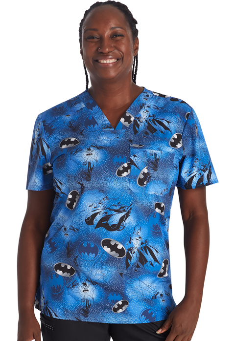 Unisex  Tops  TF688  Unisex Print V-Neck